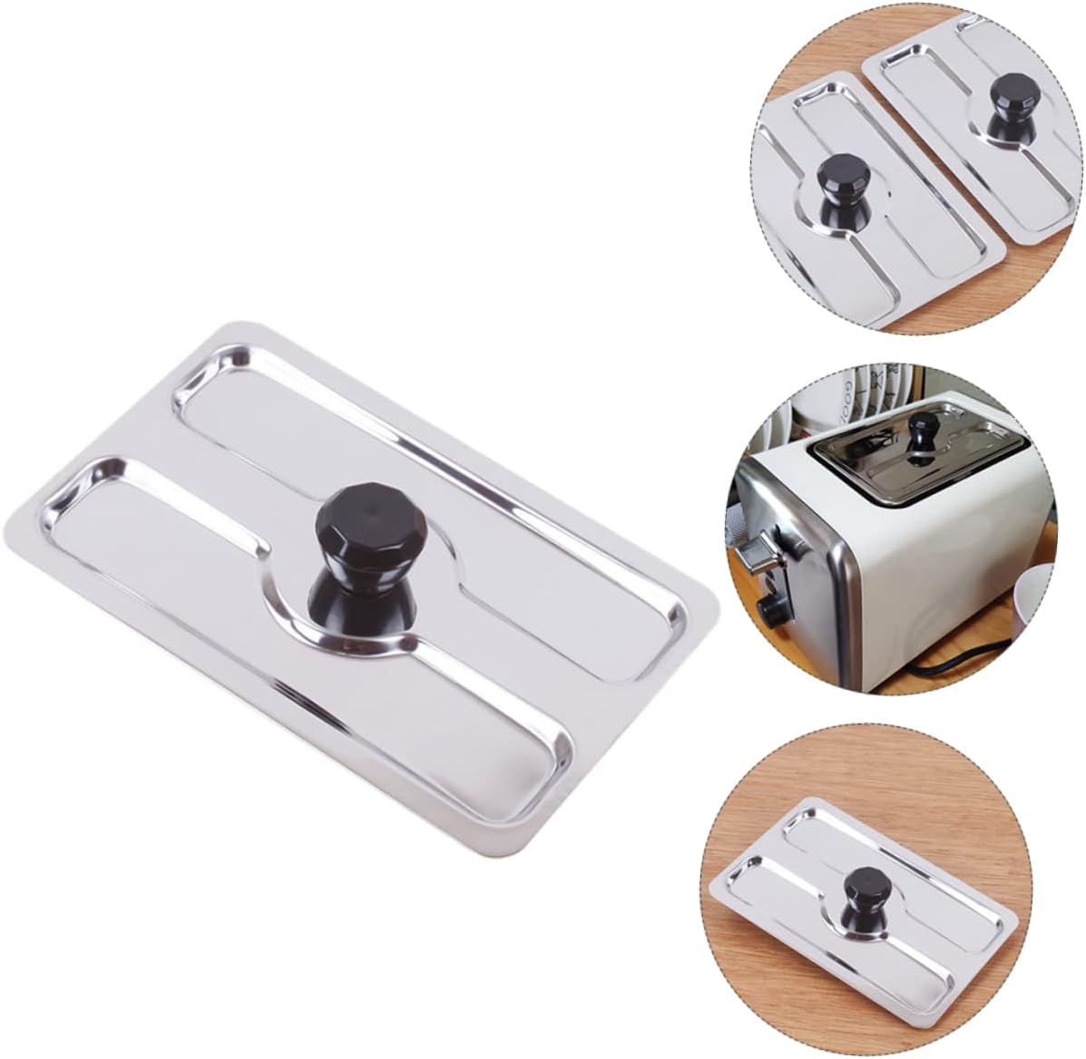 2pcs Toaster Cover Electric Bread Maker Upper Cover for Kitchen Appliance Fits Bread Machines Practical Design for and Style