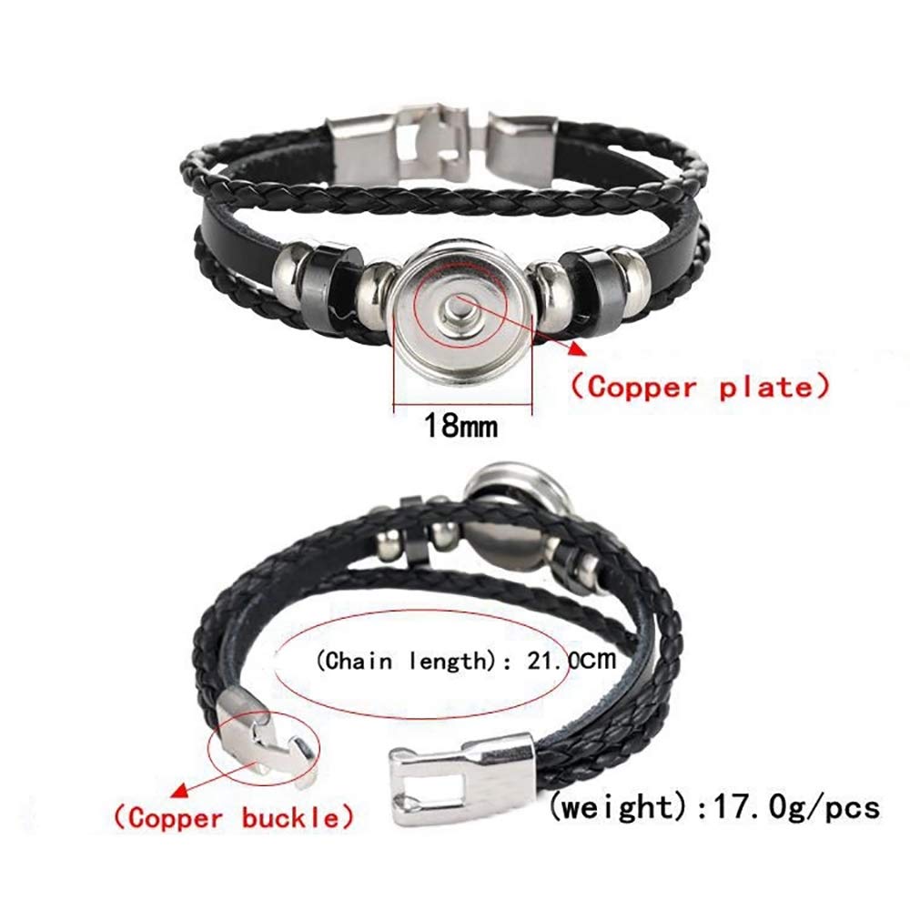 Belize Flag Braided Bracelet Leather Chain Crystal Wristband Souvenir,Fashion Handmade Bracelet for Man & Woman Special Day's Gift