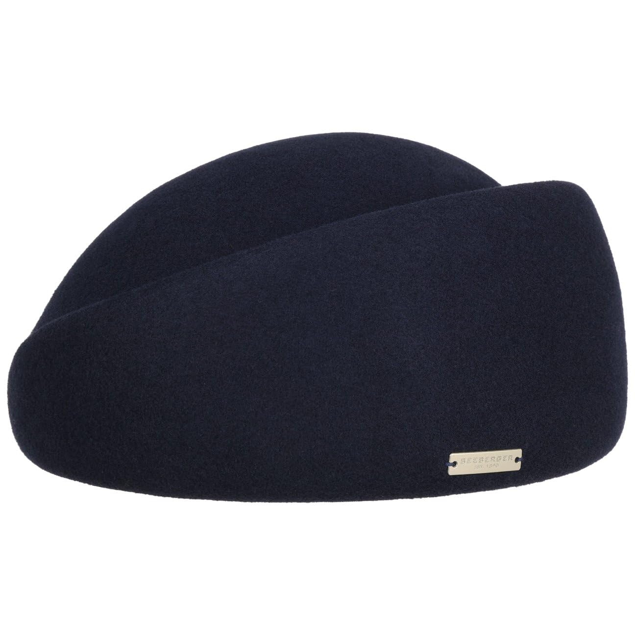 Seeberger Chapeau en Feutre de Laine Pillbox Femme - Automne Ete Printemps Hiver Printemps-ete