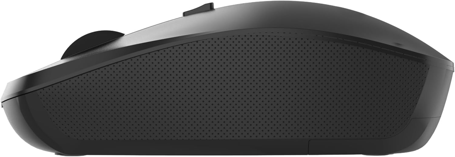 Volkano Granite Series Rechargeable Wireless Mouse, side view