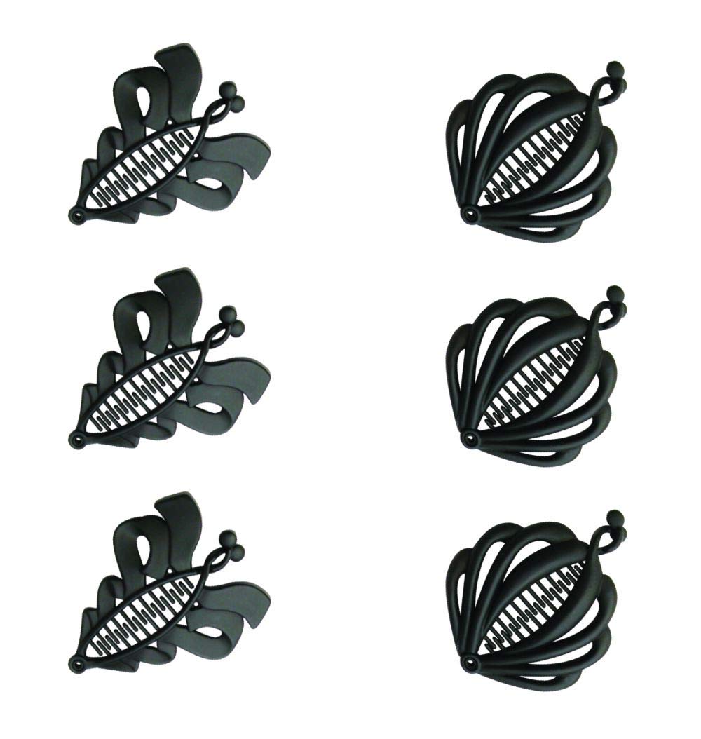 WESTEND Fishtail Banana Hair Clip For Women Set of 6 Black 511526 (B08CVLSFDY) Amazon Price History, Amazon Price Tracker