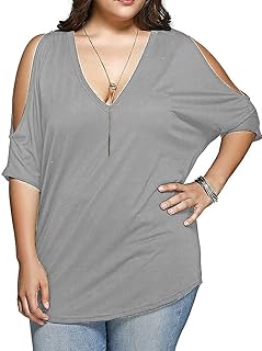 Plus size grey blouse Clearance
