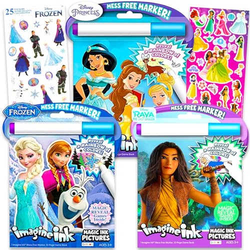 Livre de coloriage Disney anti-tache | Solution dessin propre sans trace pour jeunes enfants