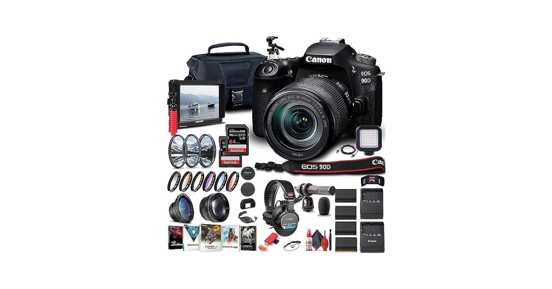 Amazon.com : Canon EOS 90D DSLR Camera with 18-135mm Lens