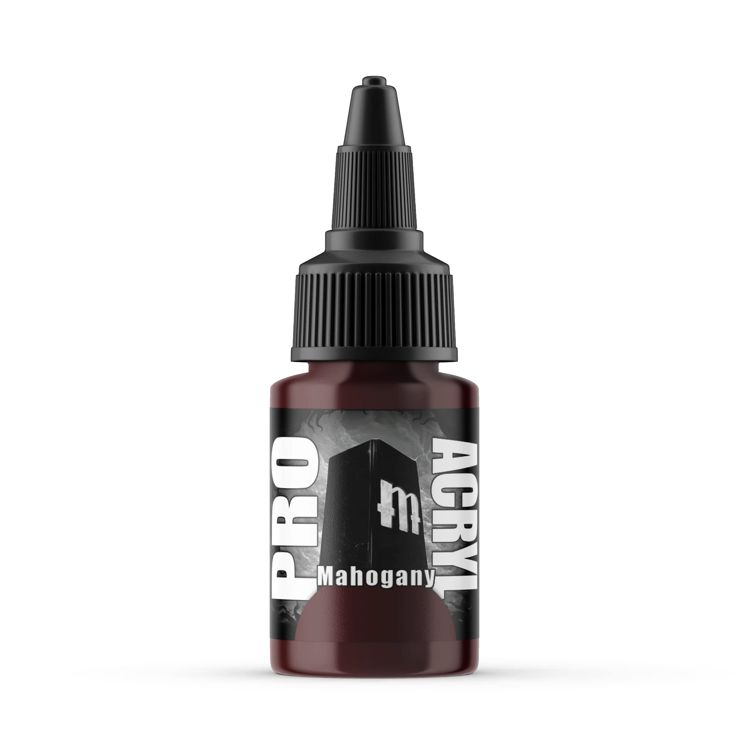 Monument Hobbies PRO Acryl 22ml Acrylic Paint - Non-Toxic Acrylic Paint for Miniatures and Wargames - Compatible with Both Brush and Airbrush Techniques - Mahogany