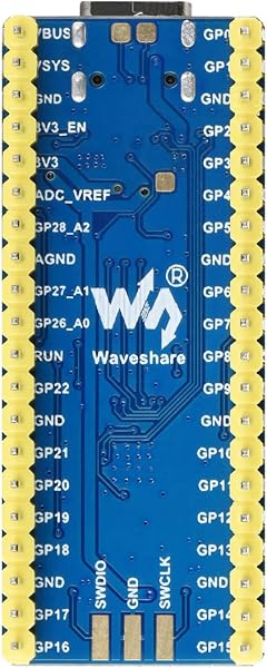 Waveshare RP2040-Plus Pico-like MCU Board Based on Raspberry Pi RP2040 Chip, with Pre-soldered Header, 4MB Flash, USB-C Connector, Compatible with Most of Raspberry Pi Pico Add-on Modules - 2