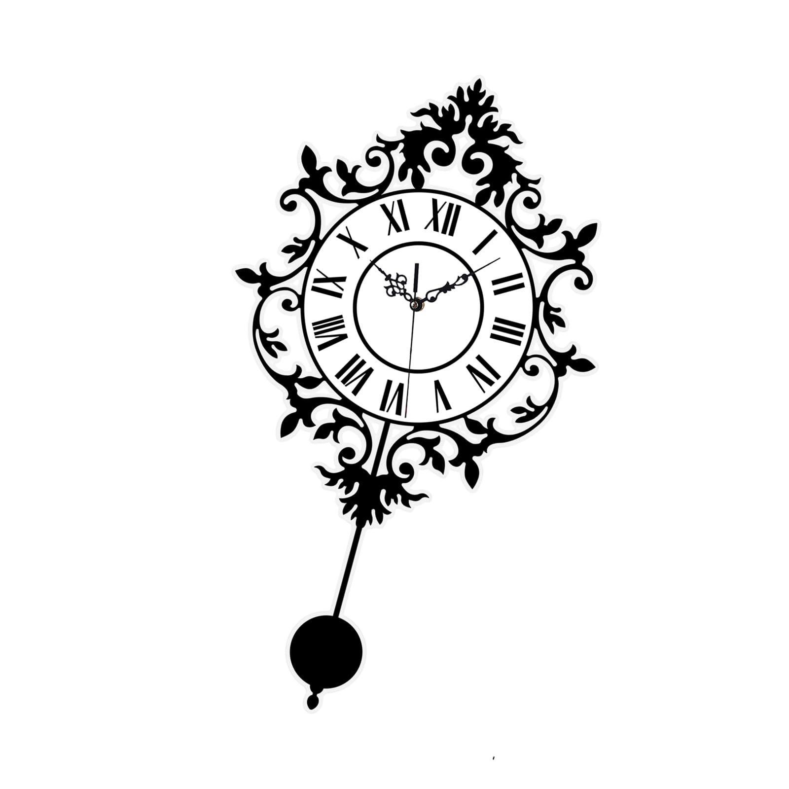 Hsioluted Farmhouse Decorative Wall Clock for Bedroom Bathroom Battery Operated Farmhouse Decorative Wall Clock for Bedroom Bathroom Battery Operated