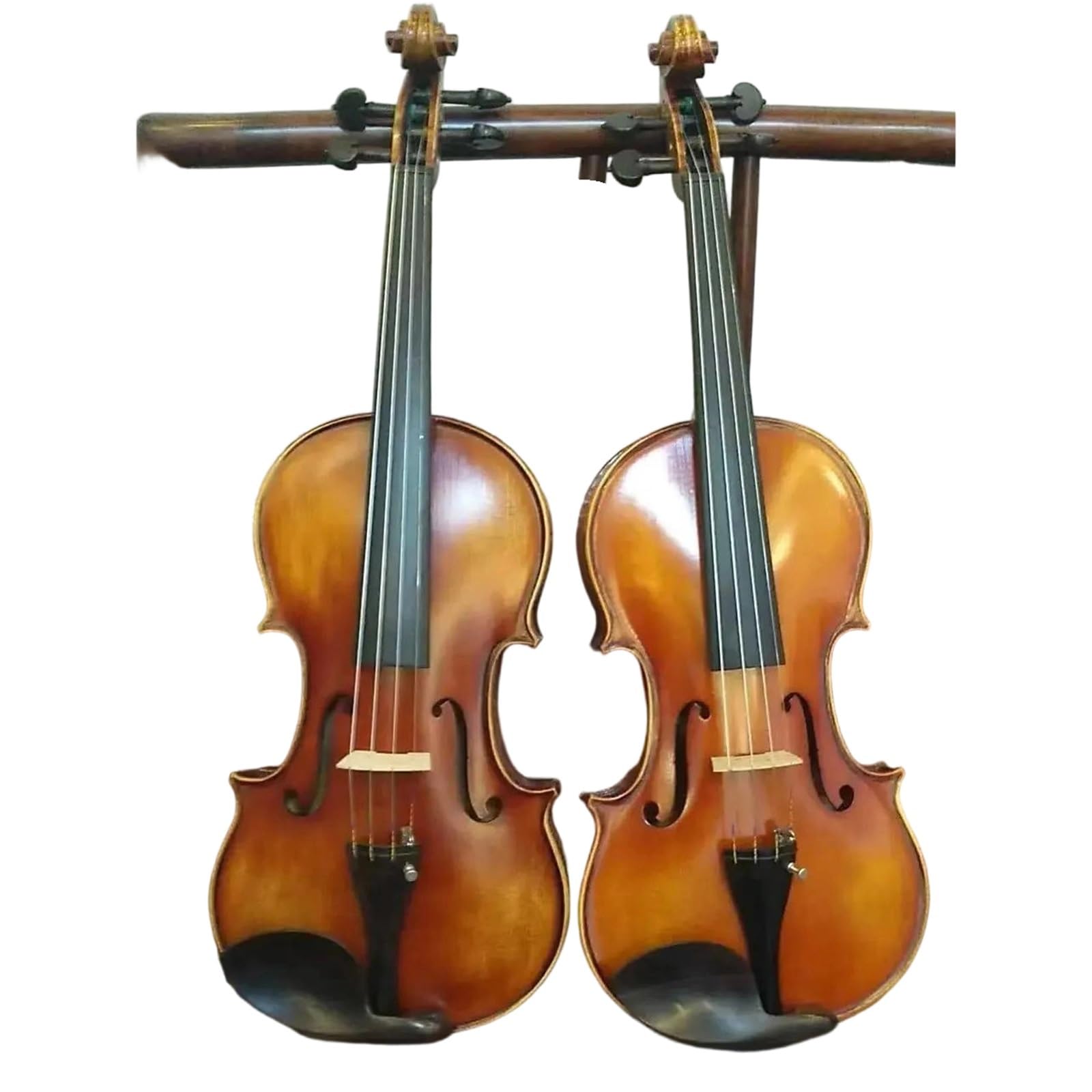 Skrzypce Instrumenty Muzyczne Ręcznie Robione Akcesoria Do Skrzypiec Z Hebanu 4/4 Twardym Futerałem Podpórką Na Ramię Smyczkiem I Tłumikiem(1-4)