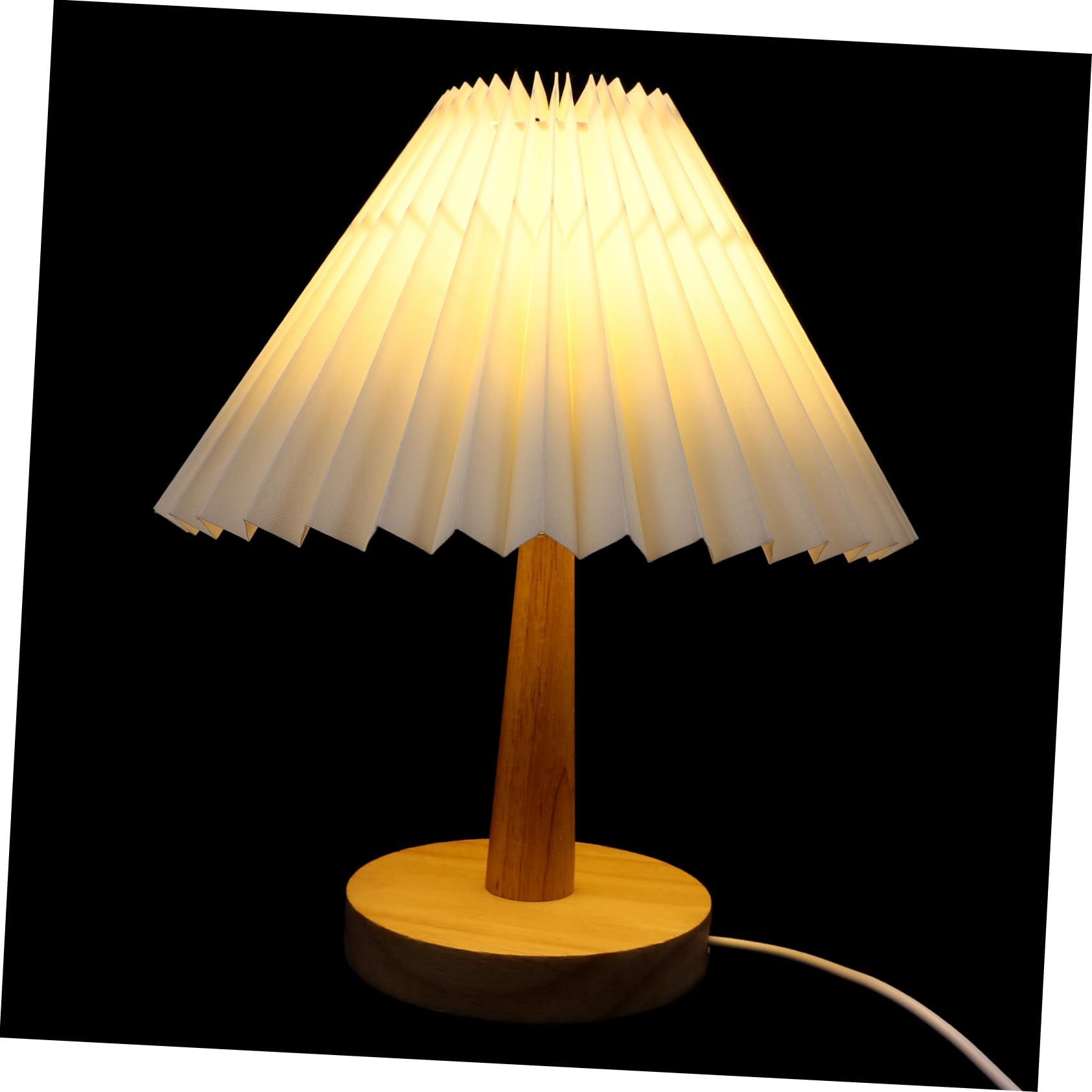 jojofuny 1 Set Desk Lamp Reading Desktop Rechargeable Table Lamp Bedside Night Light Bedside Night Lamp Rechargeable Nightlight USB Bedside Light Decor Wooden Led Night Light Office Nordic