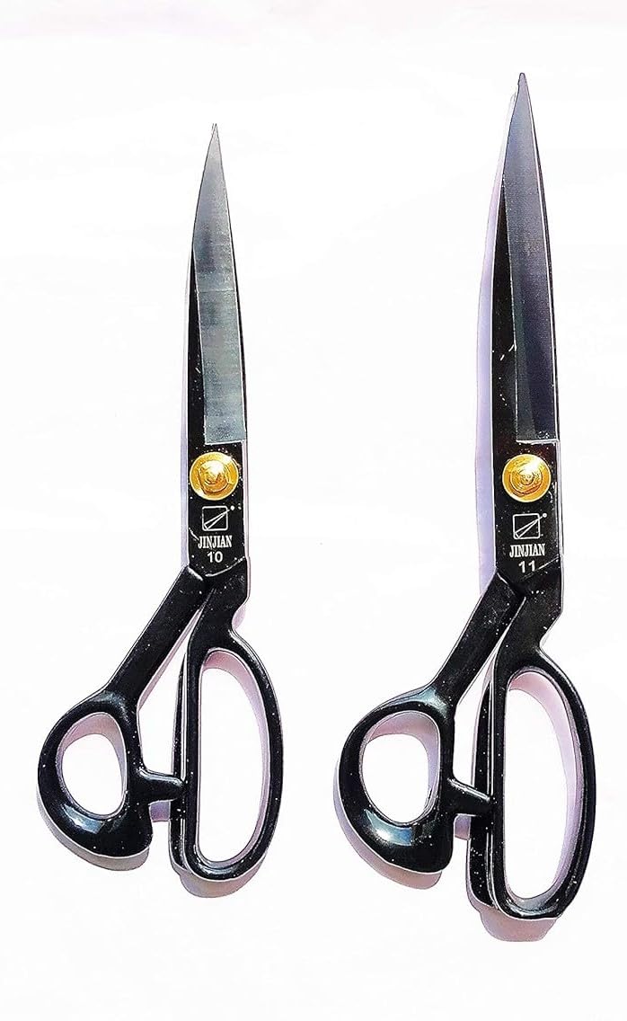 Acceptive Jupiter Tailor Scissor Combo of 10 and 12 inches. (Black)