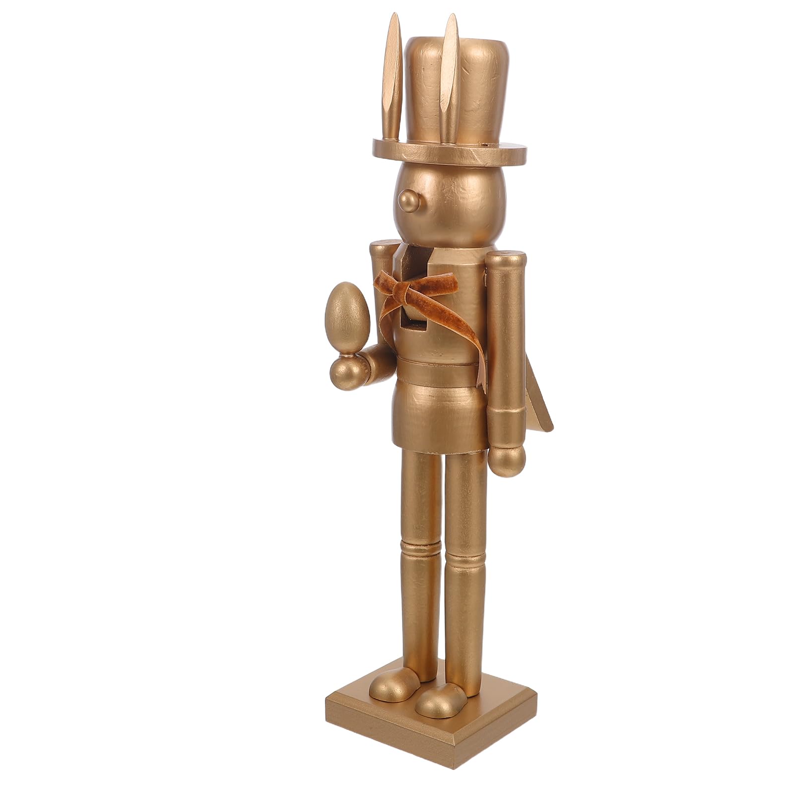 Casse-Noisette Lapin de Pâques en bois 38,5 cm, cadeau idéal et ornement de collection