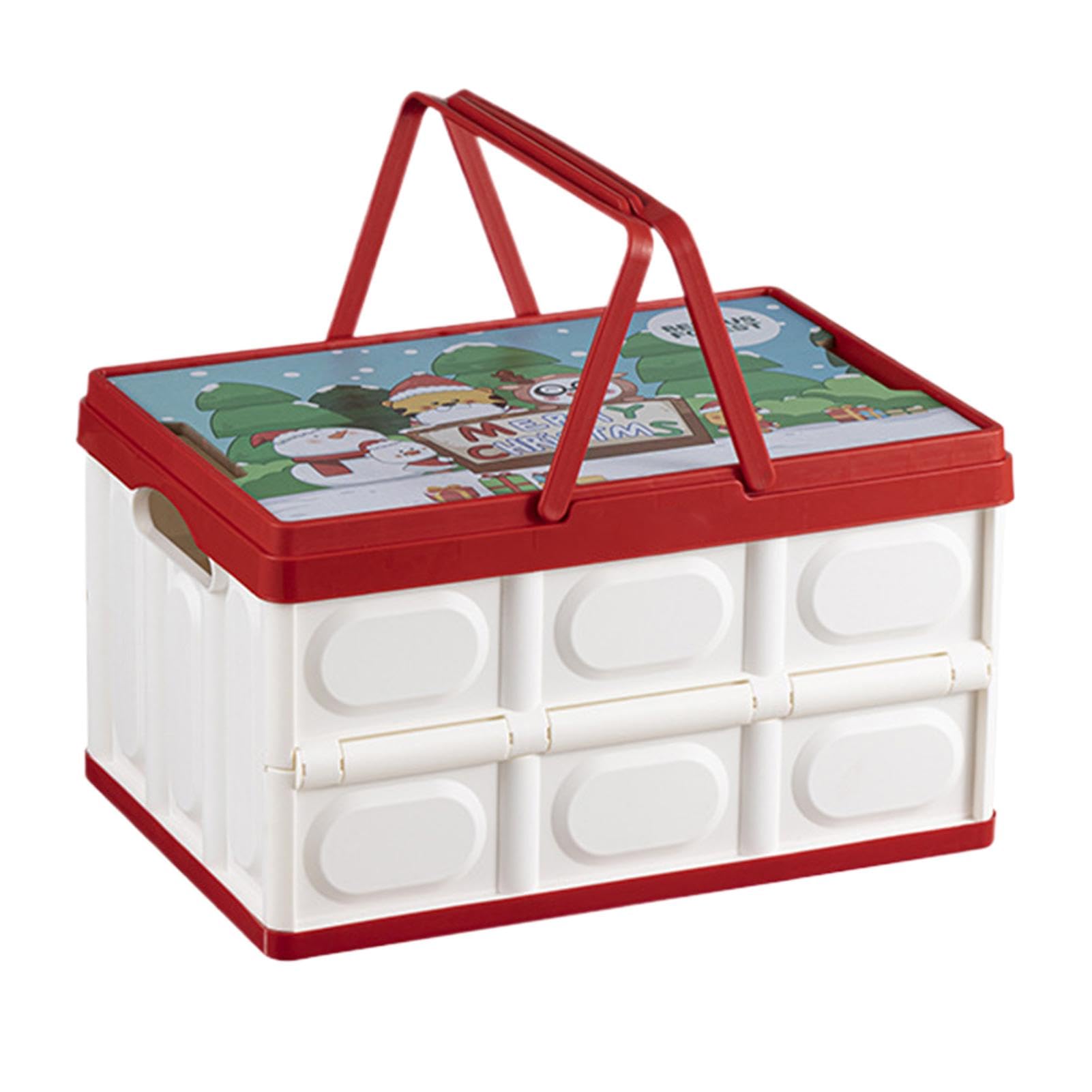 Organizzatore Per Bagagliaio Contenitore Piegevole Per Bagagliaio Natalizio | Contenitore Piegevole Per Armadio Per Abiti Casa Veicolo Campeggio Viaggio Spesa Guida Picnic Armadio Dispensa