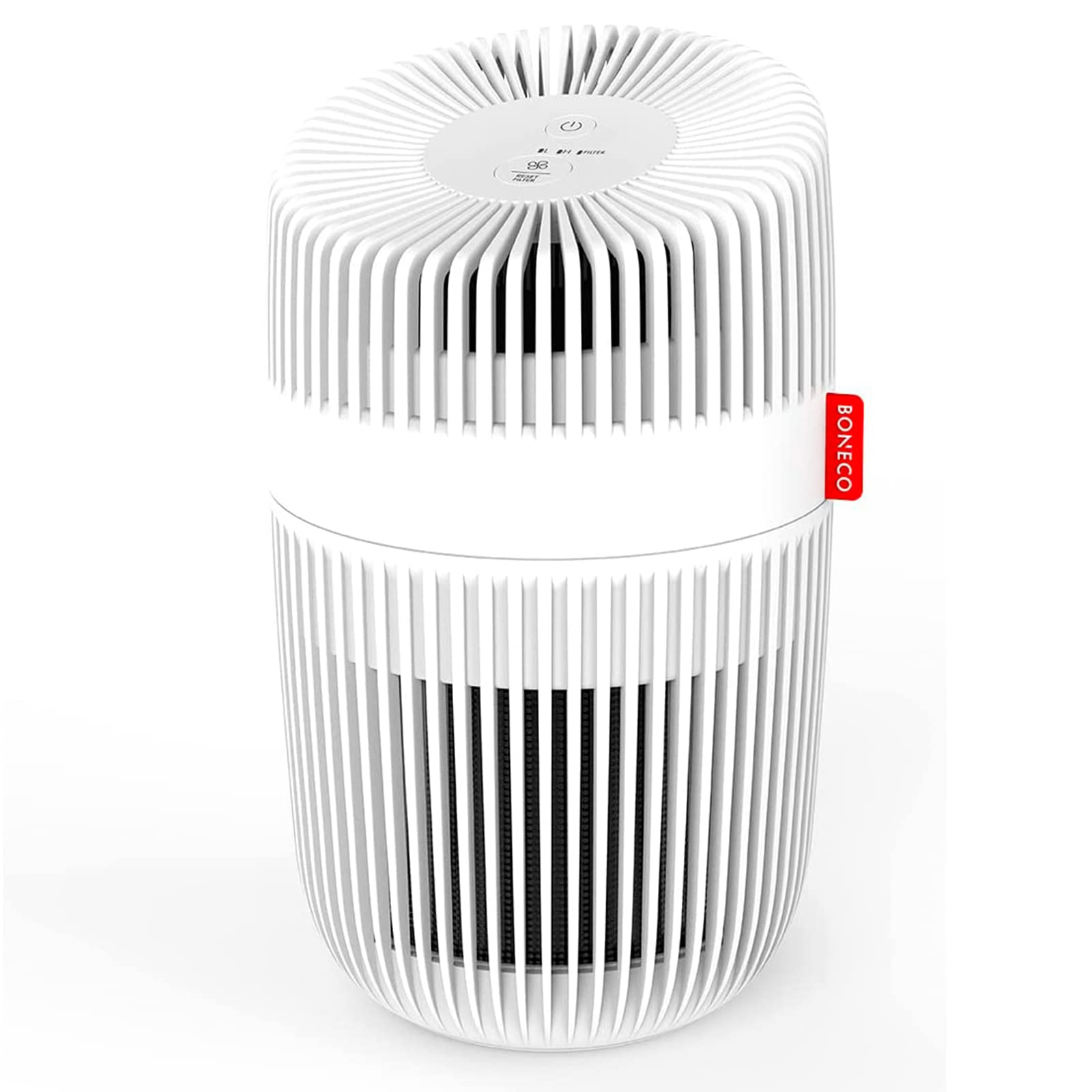 Boneco White P130 Air Purifier, Triple Action Purification, Removes Pollen, Smoke And Fine Dust, 360° Pre-Filter With Hepa Filtration, Ionizer And Uv-C Light, For Small Rooms Up To 15M² –