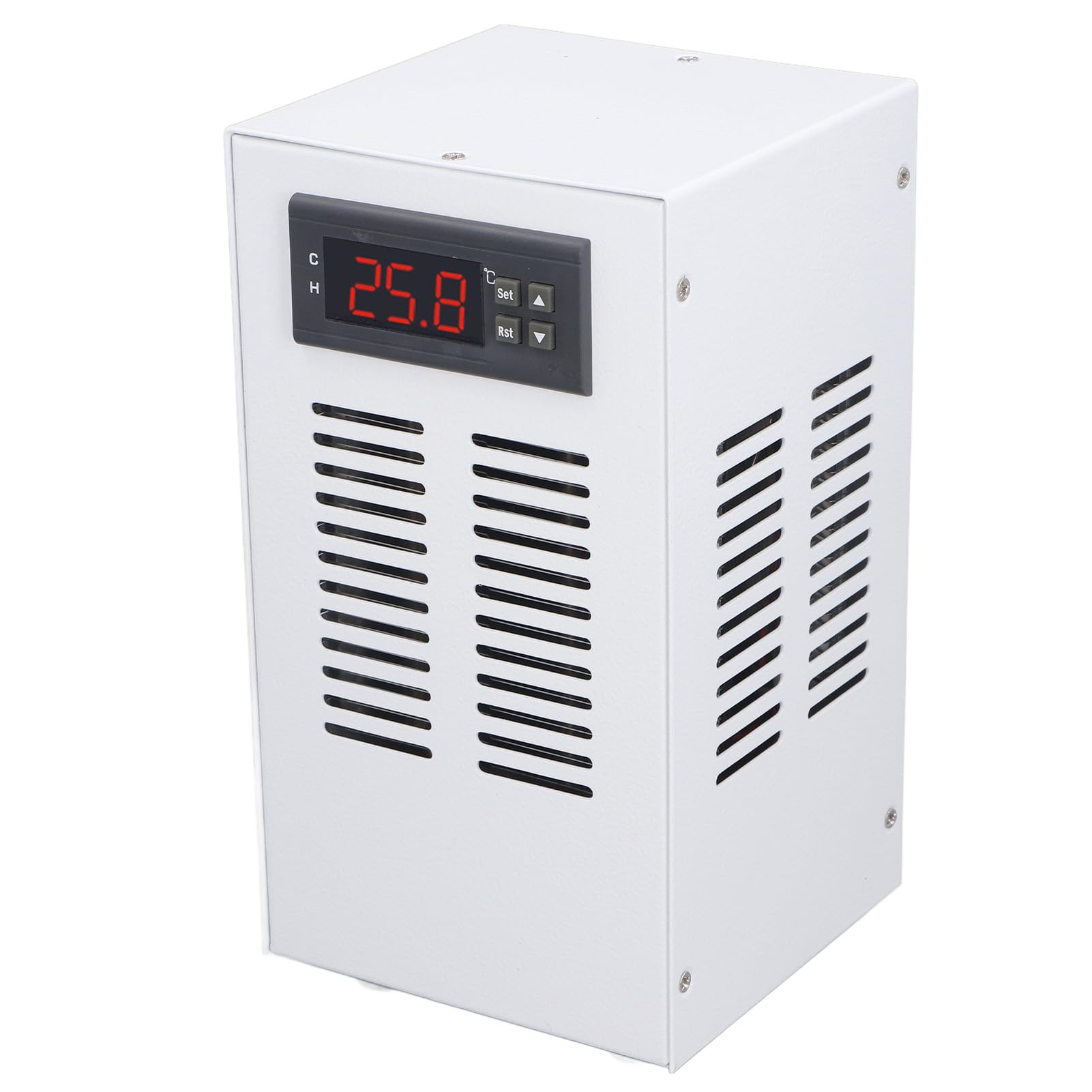 Aquarium-Kühler, 120 W, Wassertank-Heiz- und Kühlsystem für 35 l-Aquarien, elektronischer Temperaturregler mit 10 bis 40 Grad Celsius Bereich und geräuscharmem Betrieb 30 bis 35