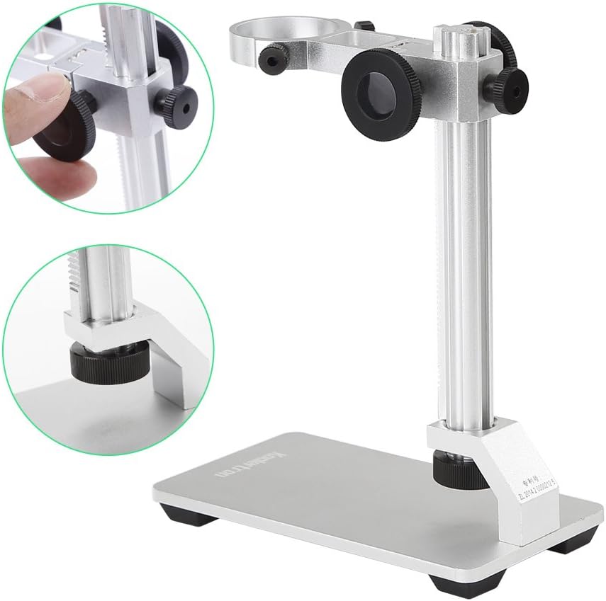 Limited Discount Koolertron Aluminum Alloy Microscope Stand Portable Adjustable Manual Focus Digital USB Microscope Holder Support Adjusted Up and Down