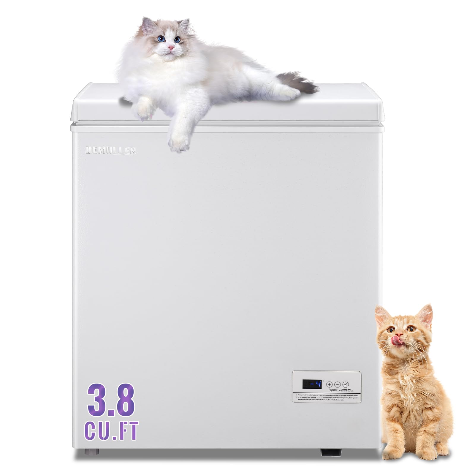 DEMULLER 3.8 Cu.ft Deep Freezer