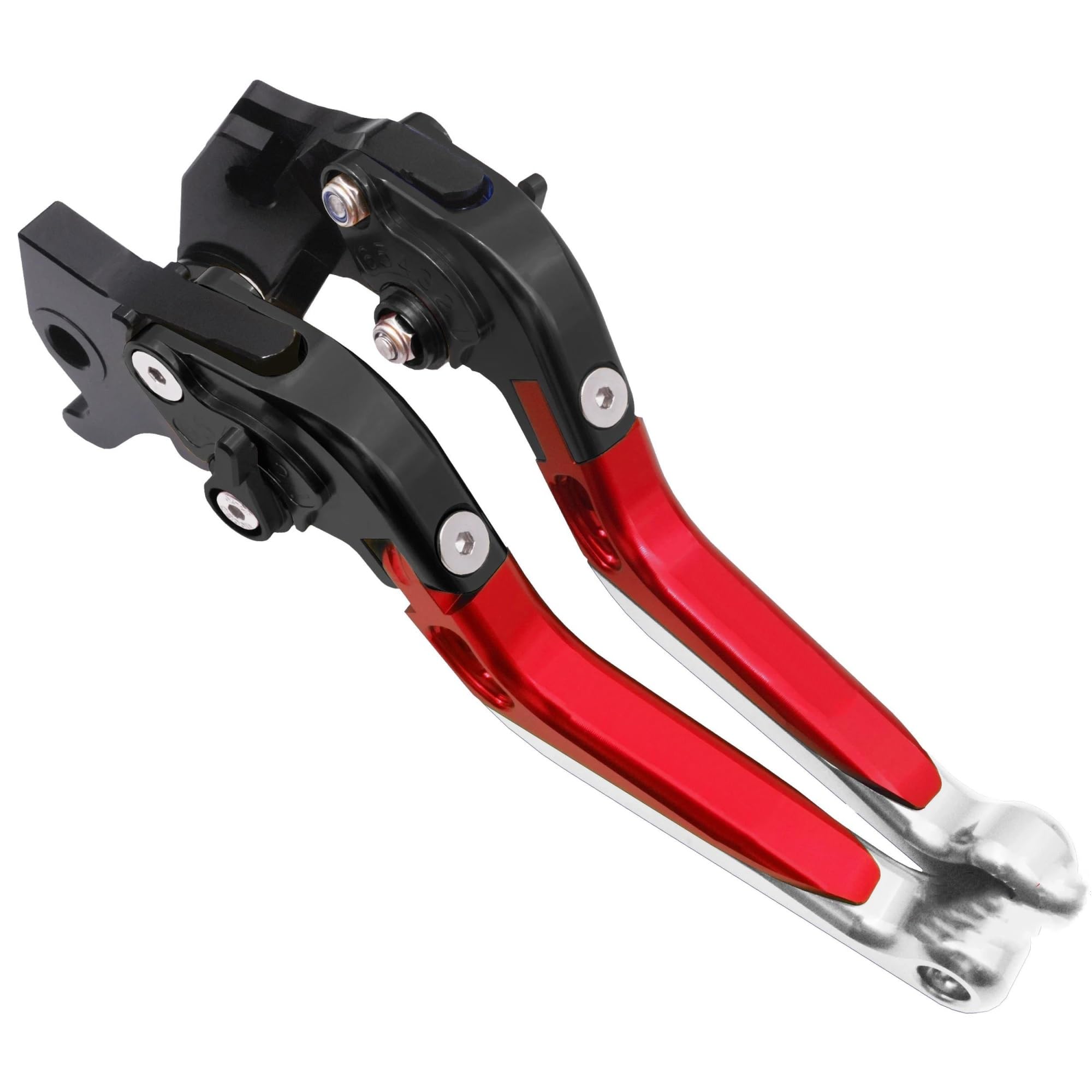 GIMEGIOYLY for CB1000R for CB 1000R for CB 1000 R Brake Clutch Lever Adjustable Folding Lever Clutch Lever Brake Lever Set Clutch Brake Lever Handle(BK RD SR-BK)