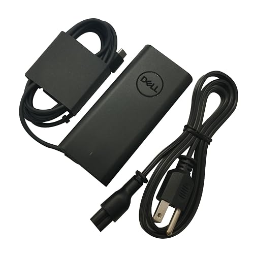 Dell 65W USB-C Laptop Charger with Power Cord