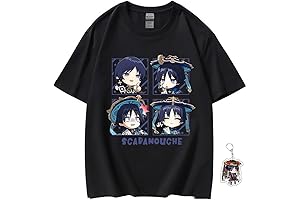Genshin Impact T-shirt with Keychain Ensemble