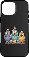 Vista 19 de Chicken: My Cluck Crew, Three Big Hens + Four Tiny Chicks Case for iPhone XR
