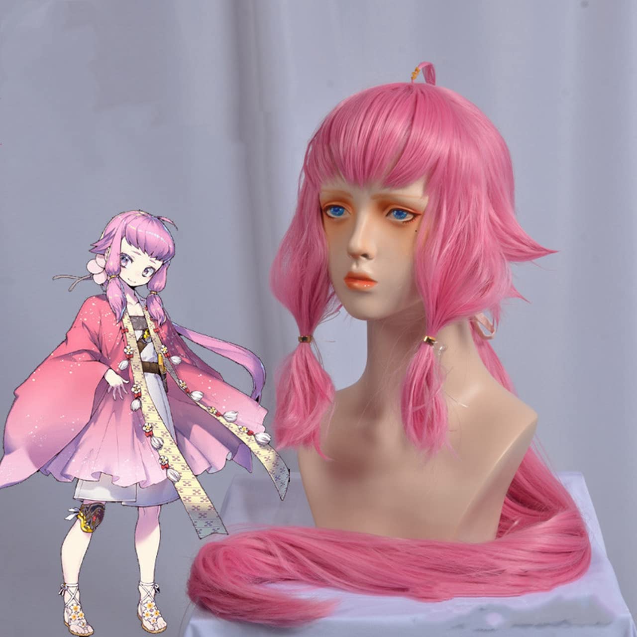 刀剣乱舞　北谷菜切風　コスプレウィッグ Amazon.co.jp: CANGLAN コスプレ ウィッグ 刀剣乱舞 北谷菜切 ちゃたん