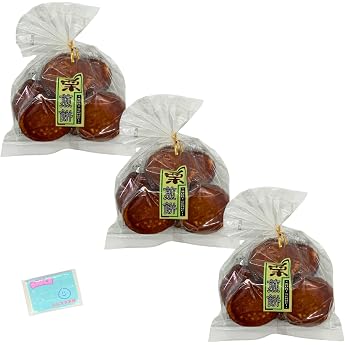 Monolog Style Yamaguchi Seika Chestnut Rice Crackers, Set of 16 x 3 Bags Surasura Honpo Original Pocket Tissue Included