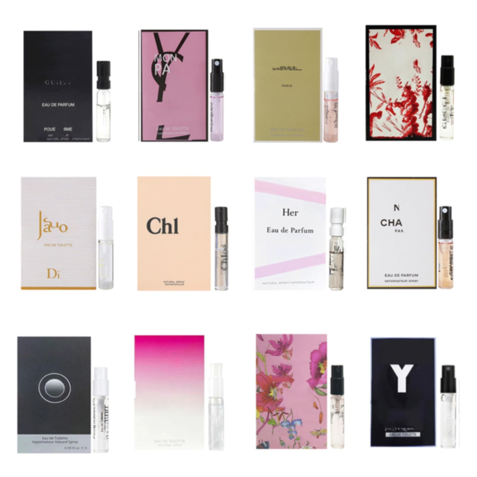 Sponsored Ad - Womens Perfume Sampler Sets Designer Fragrance Samples for Women Discovery High End Perfume Gift Set Travel Size Collection Women's Fragrance Sampler Set (12PCS)