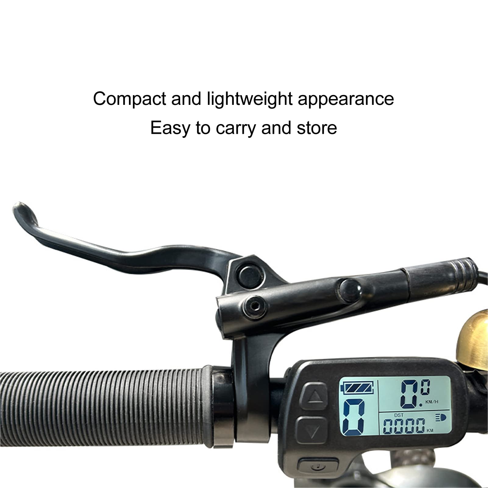Socobeta 24V 36V 48V Universal-Geschwindigkeitsmesser für Elektrofahrräder KT LCD1 Elektrofahrrad-LCD-Display-Messgerät für Elektrofahrrad Reiten