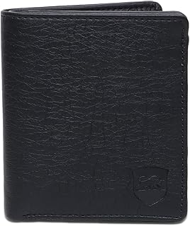 SAMTROH Black PU Leather Wallet for Men I 5 Card Slots I 2 Currency & Secret Compartments I 1 Coin Pocket & 1 ID Card Slots Price In India