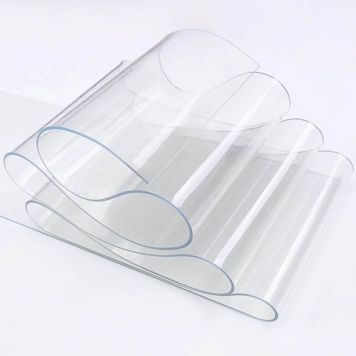 Tenda a strisce in PVC, 0,6 x 164 m, spessore 2 mm, trasparente, trasparente, resistente alle intemperie, in PVC, per animali domestici, 0,18 x 50 m