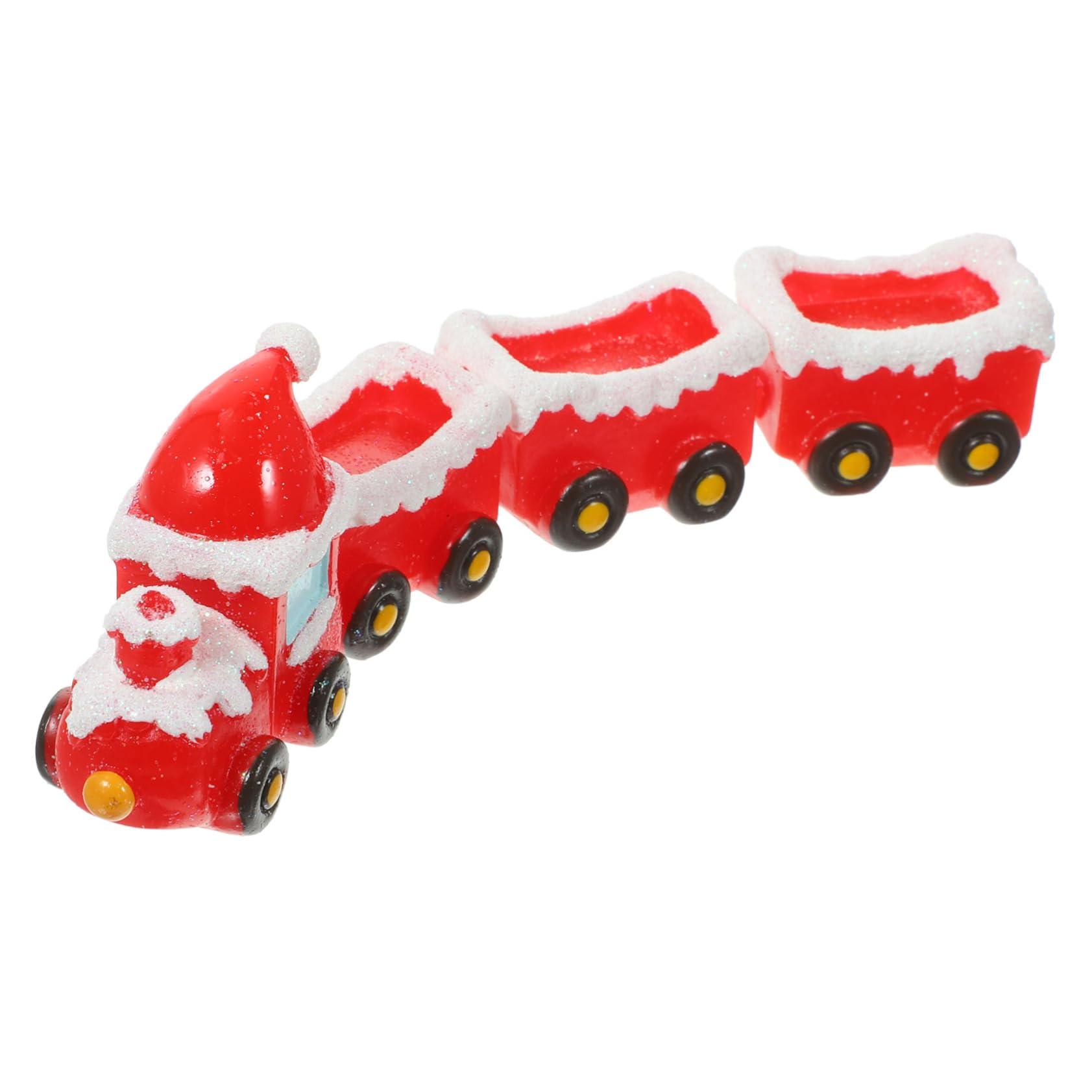 OUNONA 5 Set Ornamenti Del Treno Di Natale Villaggio Cervo Decorazioni Natalizie Per La Casa Delle Bambole Articoli Natalizi Miniature Natività Figurina Scena Nozze Carino Figurine Resina