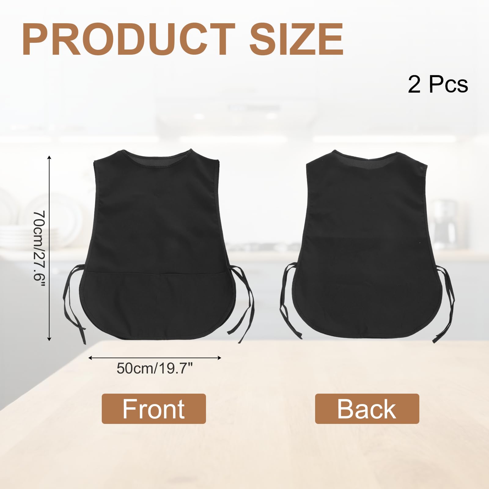 QUARKZMAN 2 Pezzi Grembiule Unisex Grembiule Da Cucina E Pulizia Per Uomini