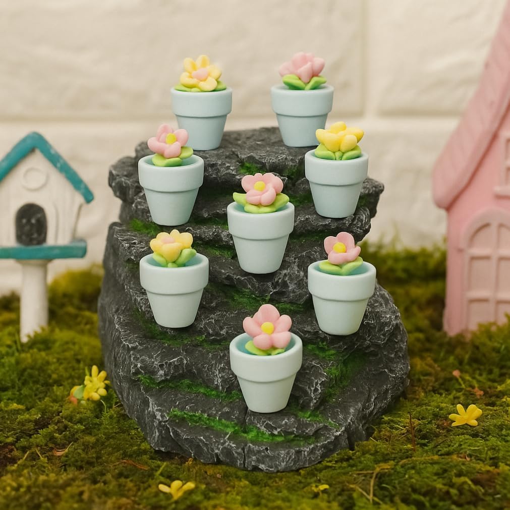 Mini Pastel Terracotta Pots for Micro Gardens – 30 Pack, 1.1” Tiny Breathable Clay Planters, Macaron Colors, for Moss, Fairy Gardens, Dollhouses, and Succulents (Pink, 1.1 Inch)