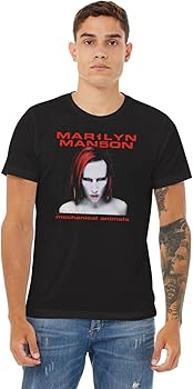 Amazon.com: Marilyn Manson T Shirt Mechanical Animal Adult Black