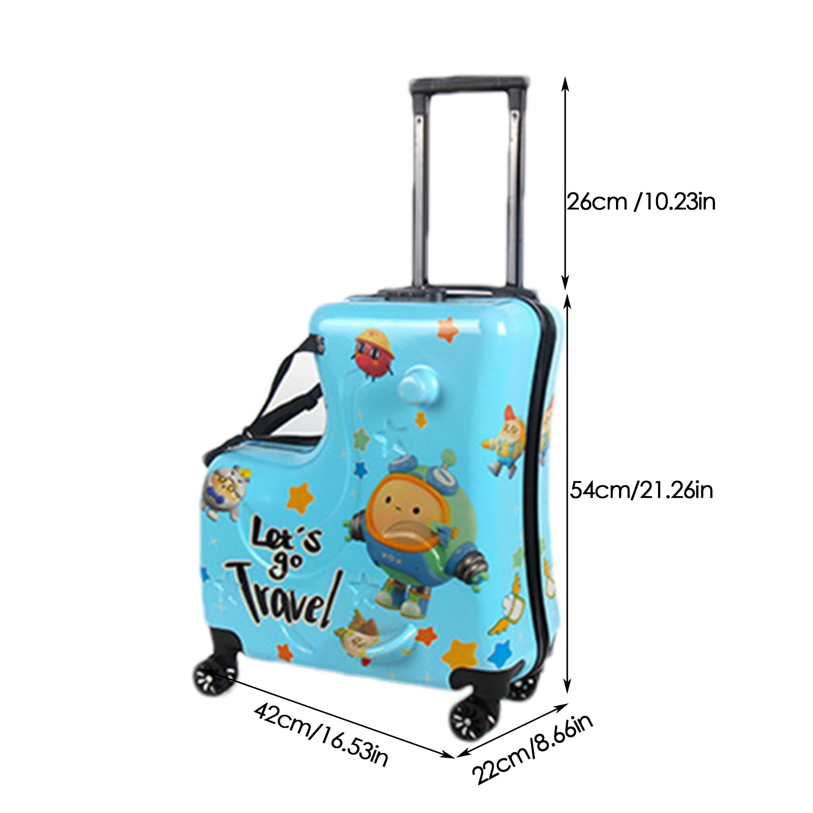 Valigia da viaggio per bambini, bagaglio a mano per bambini | bagaglio a mano per bambini, bagaglio a rotelle con ruote – viaggio per bambini su bagagli, viaggio per bambini in valigia,
