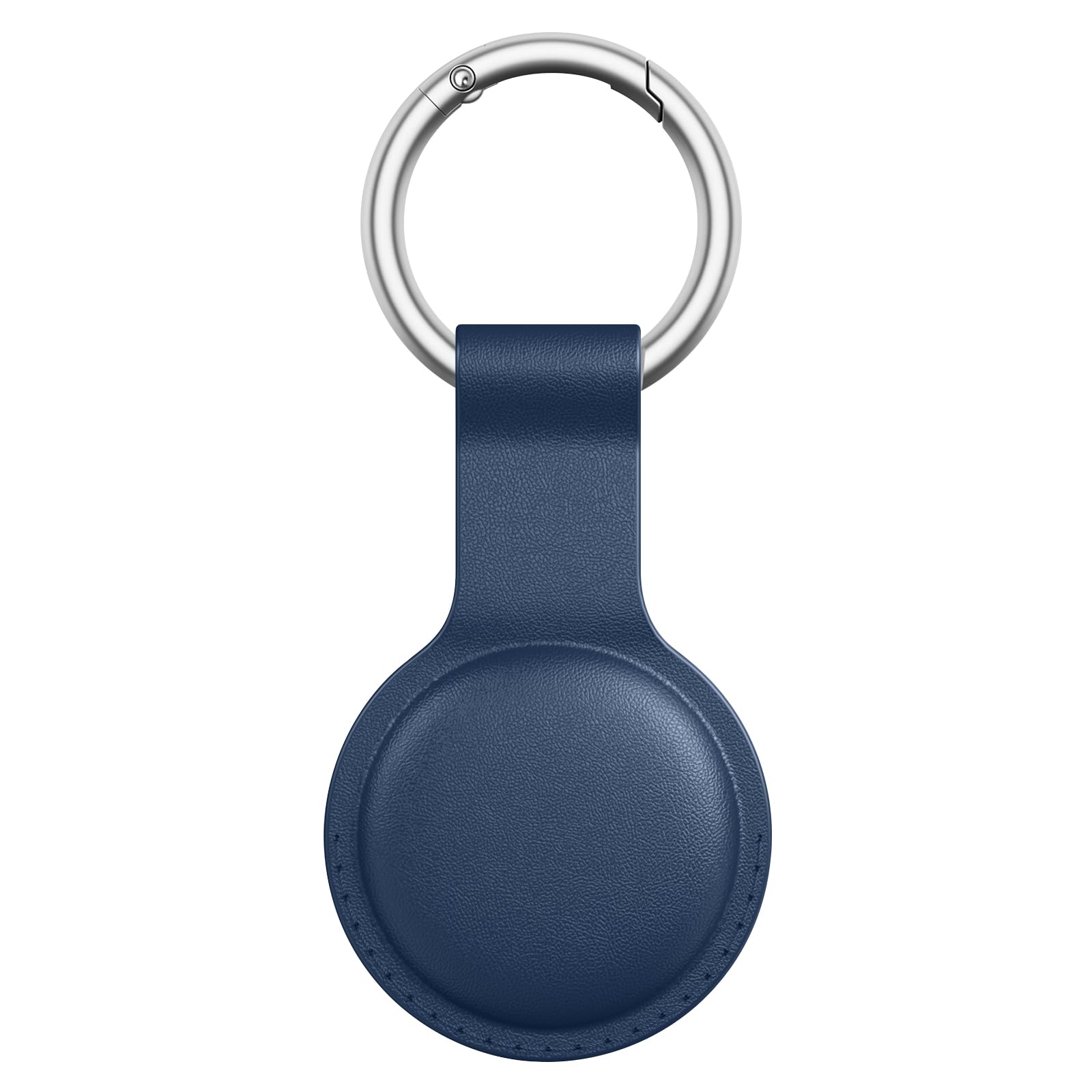Meliya Funda para AirTag Llavero, Protectora de Cuero Anti-Perdida y Anti-Rasguños (No Incluye AirTags) (Azul) — view 2