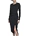 Calvin Klein Long Sleeve Solid Rouched Midi - #3 of 4