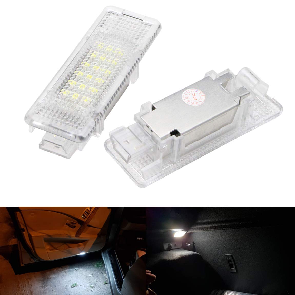 2 Feux De Plaque LED 6000K Pour BMW E53 X5 / E83 X3 - Blanc Froid - Sans Erreur Canbus