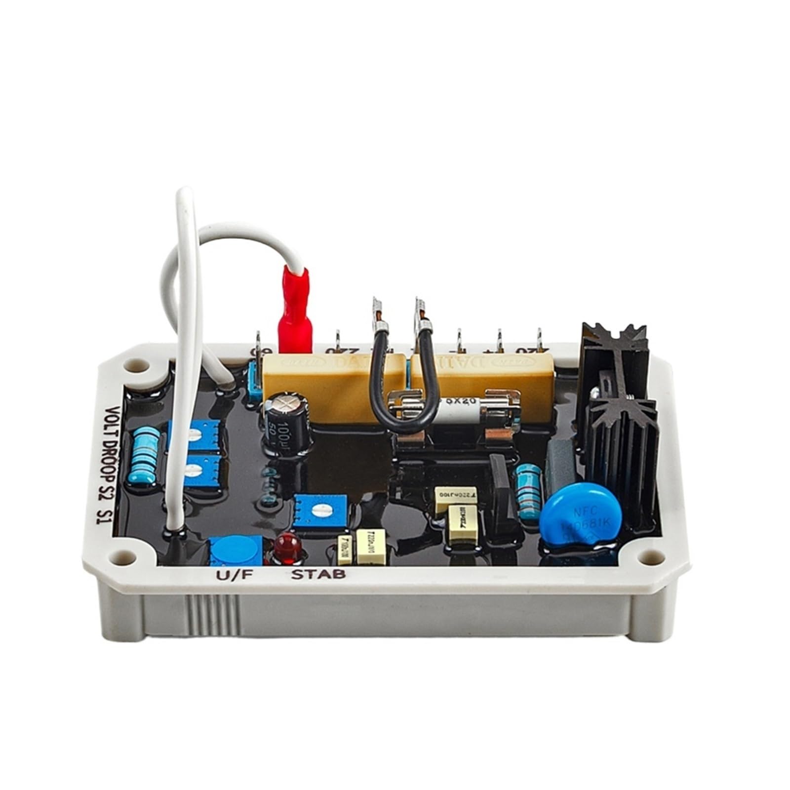1 pz VR63-4CM AVR Generatore Diesel Regolatore di Tensione Automatico Stabilizzatore Uscita 5A VR 63-4 CM 50/60 ZH