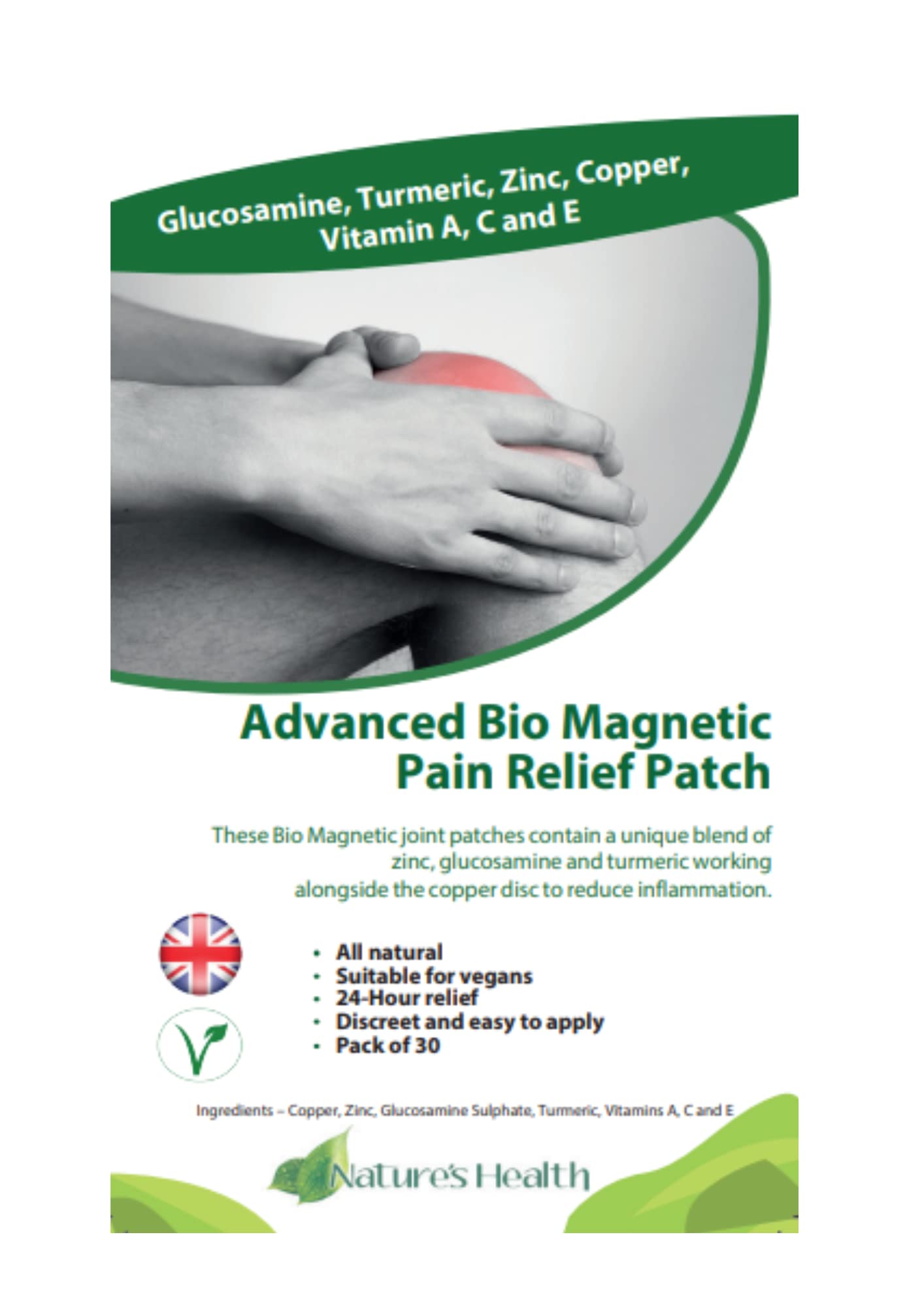 Advanced Bio Mangetic Pain Relief Patches - Pack of 30