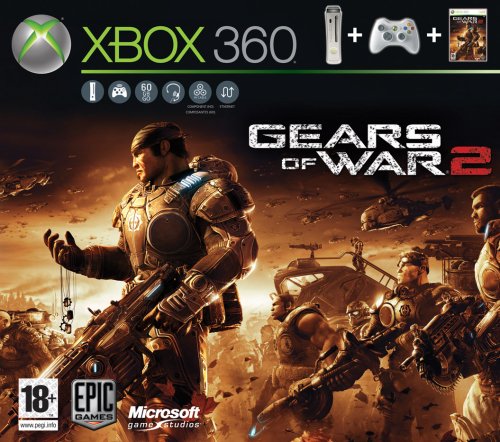 Console Xbox 360 Premium (60 Go) + Gears of war 2