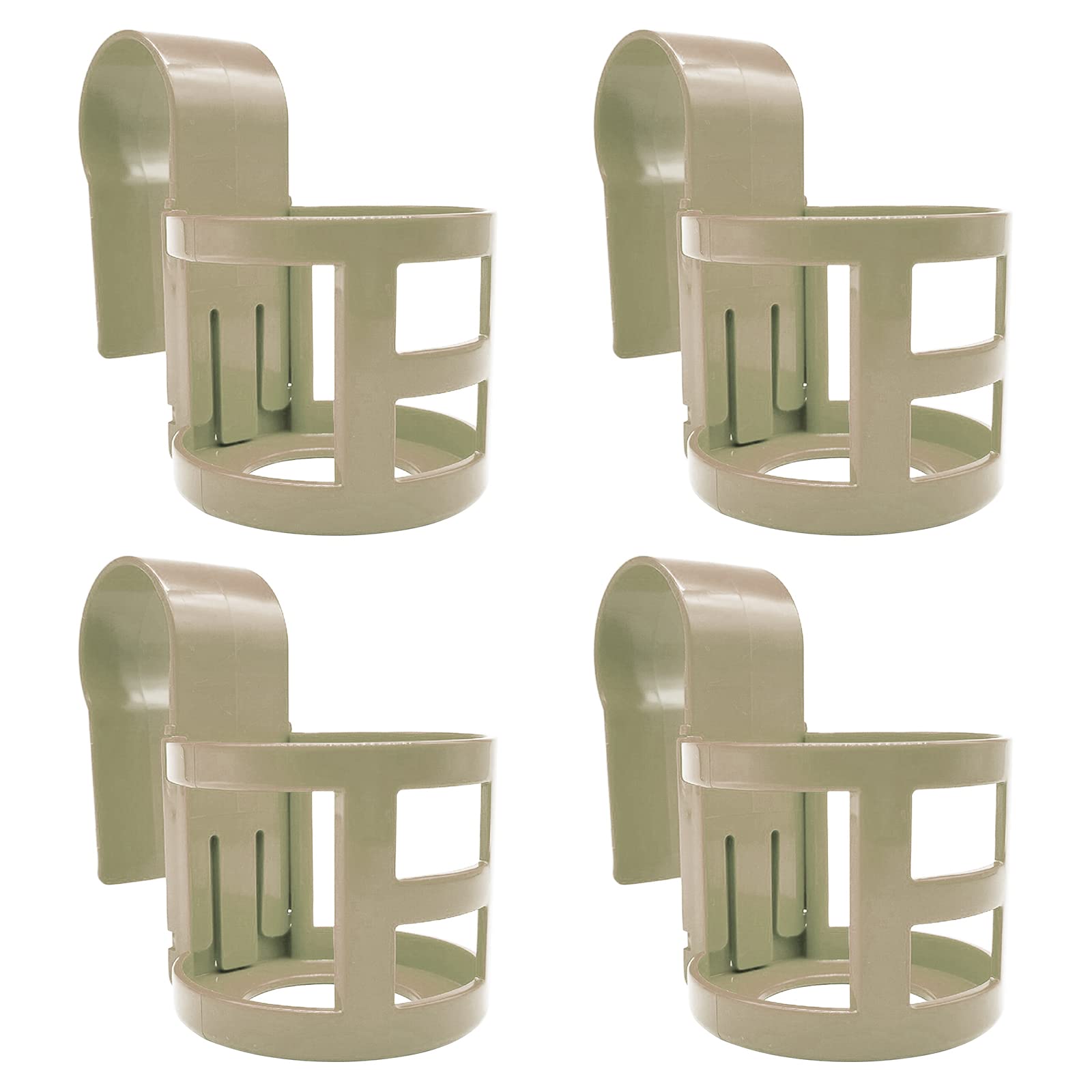 Cesto Portaoggetti Per Piscina, Cesto Portaoggetti Sospeso Con 2 Portabicchieri Plastica Riciclata Per Accessori Per Piscine Fuori Terra Grigio 87760230