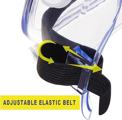 Miniatura 5 de YunTuo Paquete de 2 gafas de seguridad y 6 pares de protectores laterales para gafas de ojos, gafas de seguridad con lado para protección ocular,