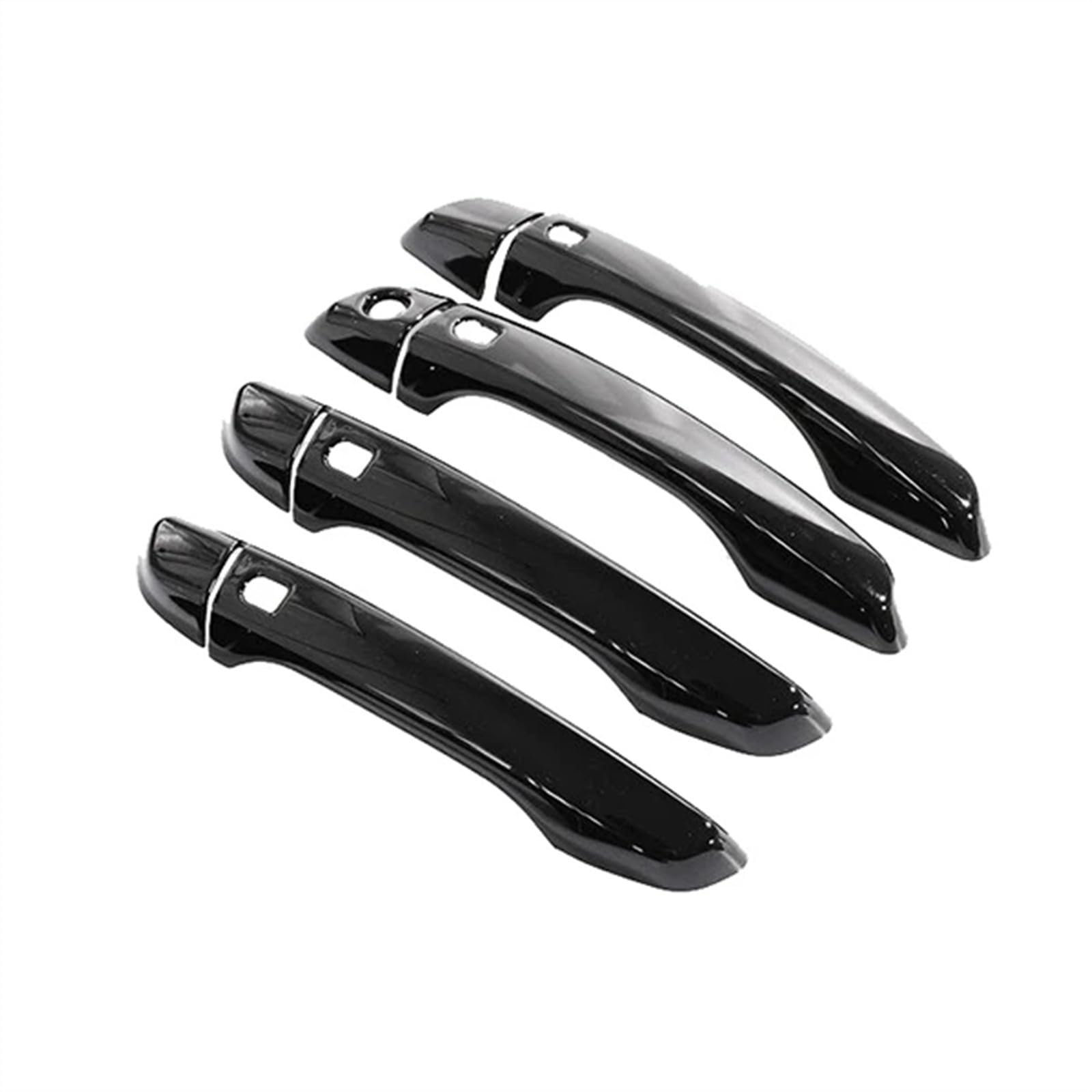 Lzbzhb 4Handle 4 Buttons Car Exterior Outsidedoor Handle Car Side Door Handle Exterior Accessories For Citroen For C3 For Aircross 2017 2018 2019 2020(4Handle 4 Buttons)