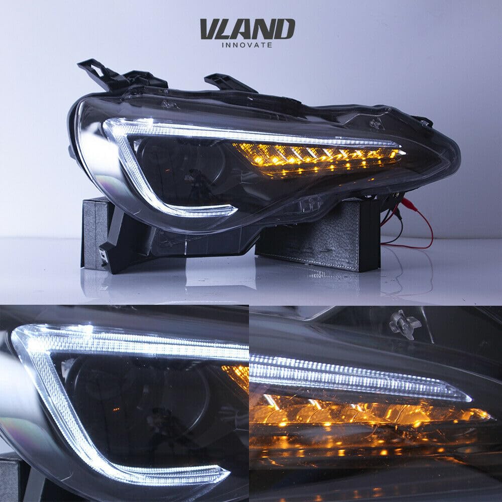 Amazon | VLAND 流れるウィンカー搭載 Eマーク付 86 FT86 ハチロク BRZ