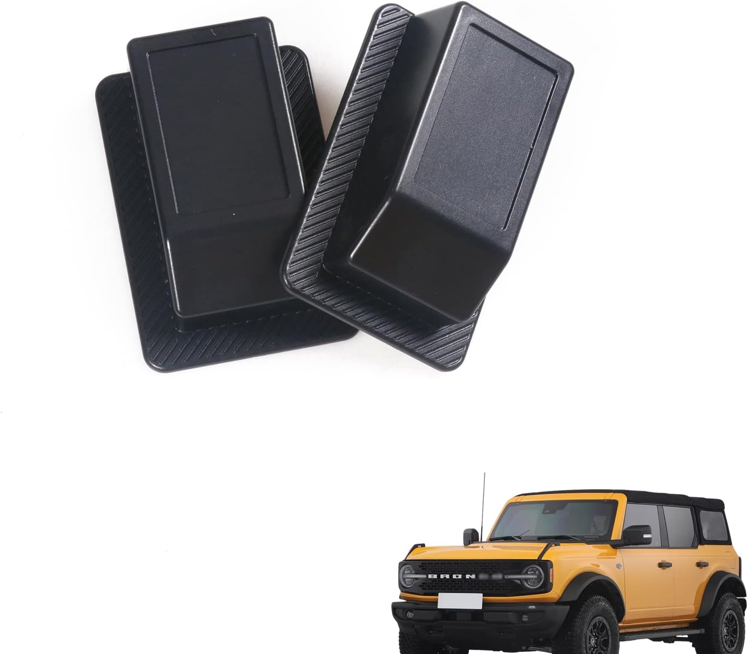 Hgcar Car Rear Defrost Components Protective Covers 2PCS for Bronco 2021 2022 2023(Not fit Bronco Sport)