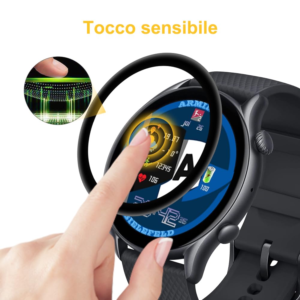 Vetrino protettivo per smartwatch Amazfit GTR 3 Pro