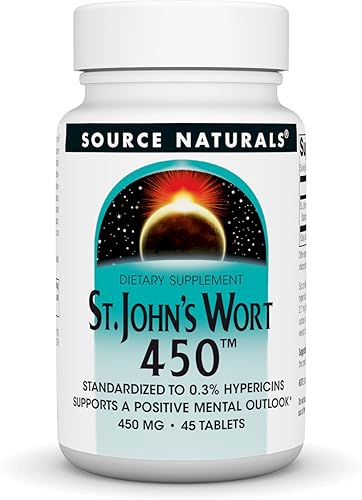 Miniatura 8 de Source Naturals St. Johns Wort Extract 300 mg apoya una perspectiva mental positiva - 240 Tabletas