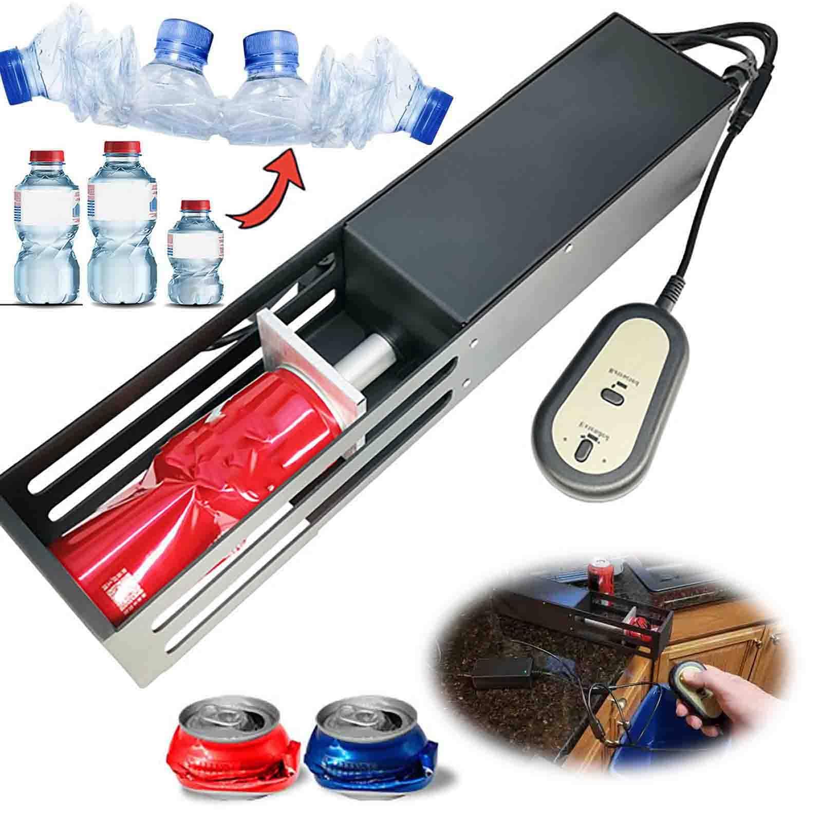 Kruszarka do puszek, elektryczna sprężarka do recyklingu, odpowiednia do puszek (160~500 ml)/plastikowych butelek na wodę (250~350 ml)