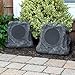 Innovative Technology Outdoor Rock Speakers Bluetooth Speaker Grey Pack of 2 (ITSBO-513PS10)